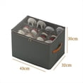 thumbnail image 2 of Organizador de Zapatos para Armario, Paquete de 2, con Tapa Transparente y Asas Resistentes, Color Gris., 2 of 5