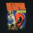 thumbnail image 2 of Marvel Deadpool & Wolverine T-Shirt Men's Crossed Swords Jumbo Design Adult Short Sleeve Tee, 2 of 4