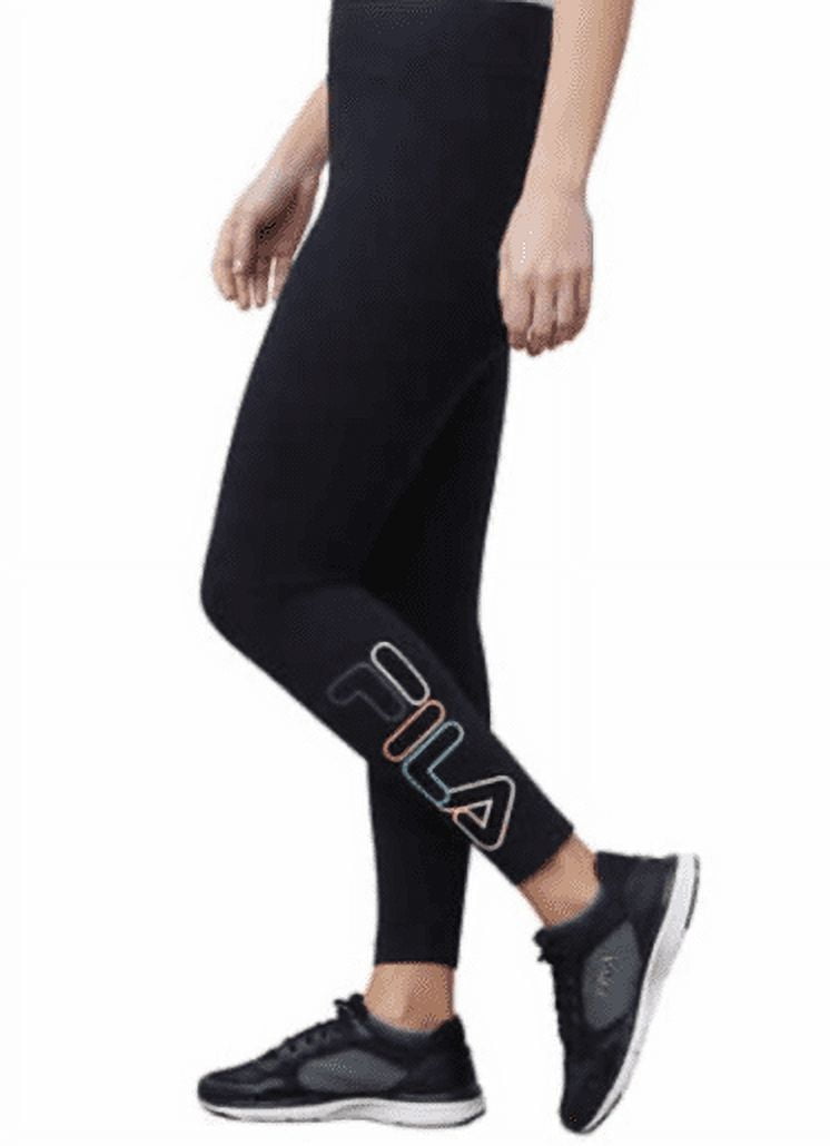 New Womens FILA Multicolor Logo High Waist Leggings XS S M Yoga