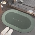 thumbnail image 6 of Fashion Washable Oval Bathroom Floor Rugs for Bathroom, Non-Slip Quick Dry Bathroom Rugs Bathtub, Shower and Sink - style:style 2;, 6 of 6