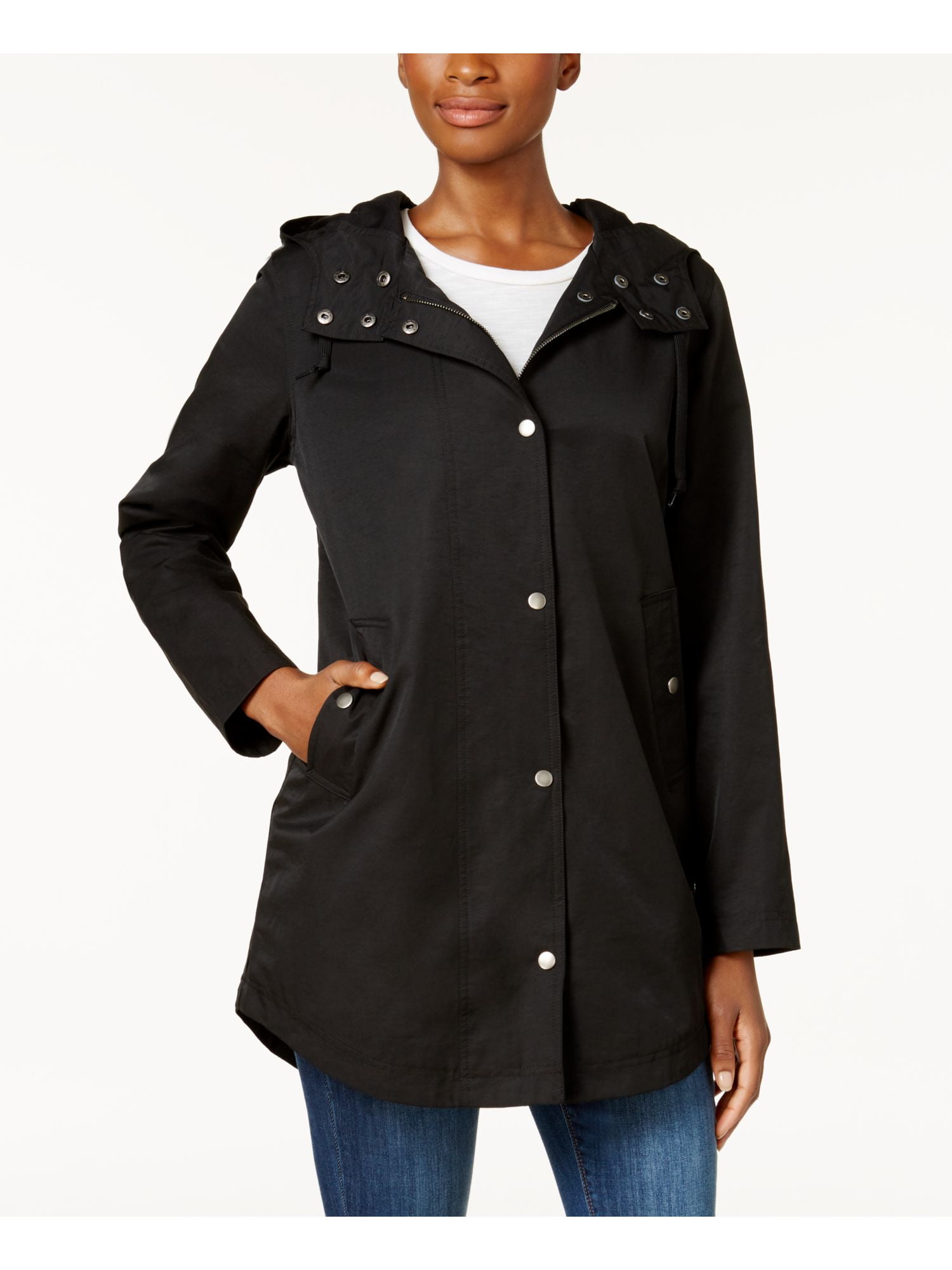 belted waterproof coat
