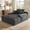 Grey-1, variant on Howcool 65" Oversized Chaise Lounge Chair, Corduroy Boneless Sleeper Sofa Bed with Wide Armrest & Throw Pillows, Deep Seat Lounge Chair for Living Room, Bedroom & Apartment,Grey