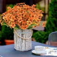 thumbnail image 5 of Artificial Outdoor Flowers,8 Bundles UV Resistant Fake Flowers,Outdoor Artificial Plastic Faux Flowers Greenery Plants for Outdoor Garden Porch Window Box Decoration(Rose Red), 5 of 5