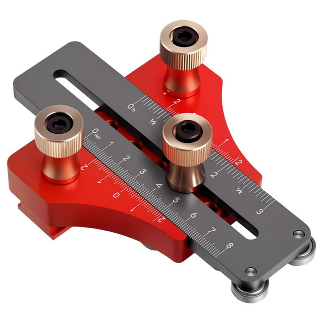AKEGAMN Liquidation! Table Bande Étroite Réglable Outils de Découpe Répétée pour Fentes 3/4 Pouces X 3/8 Pouces Accessoires de Table pour Routeur de Table Rail Réglable : Cette Table design Mince Peut b