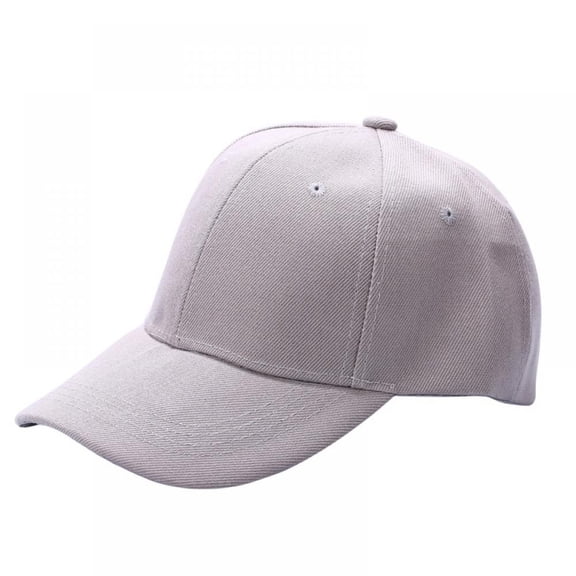 Ame Men Women Plain Baseball Cap Unisex Curved Visor Hat Hip-Hop Adjustable Peaked Hat Visor Caps Solid Color