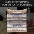 thumbnail image 5 of Gift for Pastor Throw Blanket Great Appreciation Gift Idea for Pastors Gifts for Pastor Birthday Religious Gift for Pastor To Our Pastor Blanket Gifts We Will Ship Randomly One of The Two Colors, 5 of 6