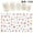 Style A004, variant on 1pcs cute hello kitty kulomi 3d cartoon nail art sticker nail slider new sanrio anime stickers for nail nail art decoration