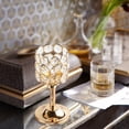 thumbnail image 4 of Crystal Metal Candle Crystal Beads Sparkling Tealight Candle Tall Votive Candle Elegant Decoration Tabletop Wedding Decoration Home, 4 of 6