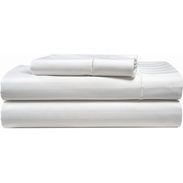 Softest Cotton Sheets Double Sheet Set Pc Set Thread Count Sateen Bedding Deep Pocket Sheets Cooling Sheets Double Size Sheets Breathable Bed Set ()