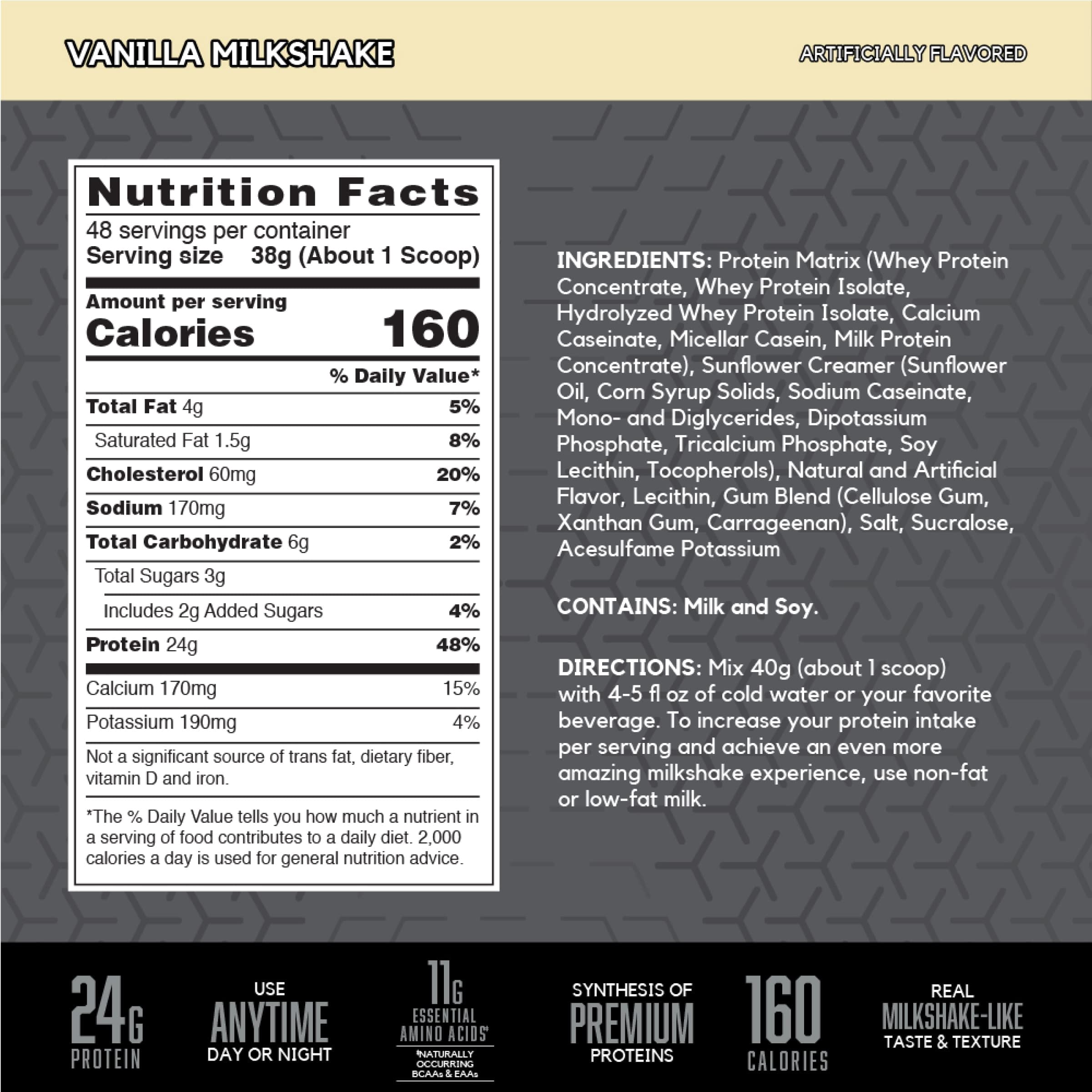 BSN Syntha-6 Edge®, Protein Powder Drink Mix, Vanilla Milkshake, 4.01 lb (1.82 kg)