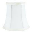 thumbnail image 5 of Meriville Set of 6 Off White Faux Silk Clip On Chandelier Lamp Shades, 3.5-inch by 5-inch by 4.75-inch, 5 of 5