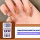 thumbnail image 5 of Qarigey 1 Juego de prensa de punta francesa en las uñas extensión de gradiente brillo uñas Extra largas moda cubierta completa salón de bailarina DIY Type3 NO3 Qarigey CE011628-16, 5 of 6