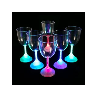 BarLuxe Vintage Sonoma 6-Piece Unbreakable Stemmed Wine Glasses Set ...