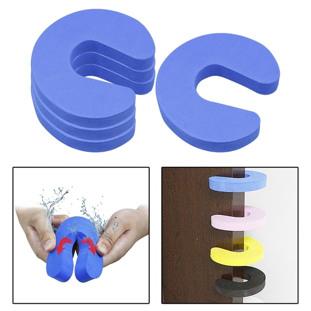 Protección de puerta Seguridad para suave y , Azul Macarena Tope de puerta