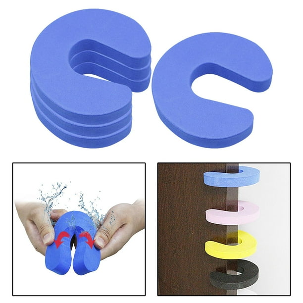 Protección de puerta Seguridad para suave y , Azul Macarena Tope de puerta