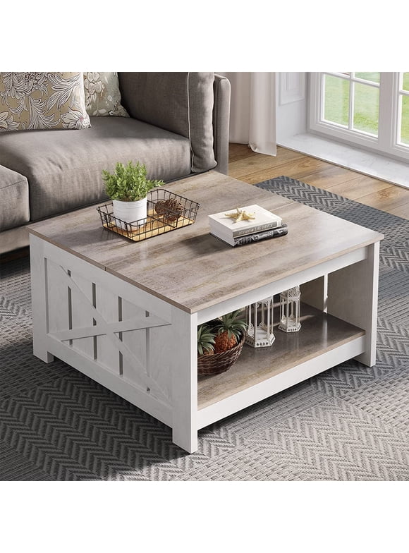 wood drum coffee table walmart