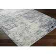 thumbnail image 3 of Hauteloom Texanna Neutral Abstract Living Room Bedroom Dining Room Area Rug - Modern Distressed Bohemian Carpet - Blue, Gray, Cream - 7'10" Square, 3 of 12