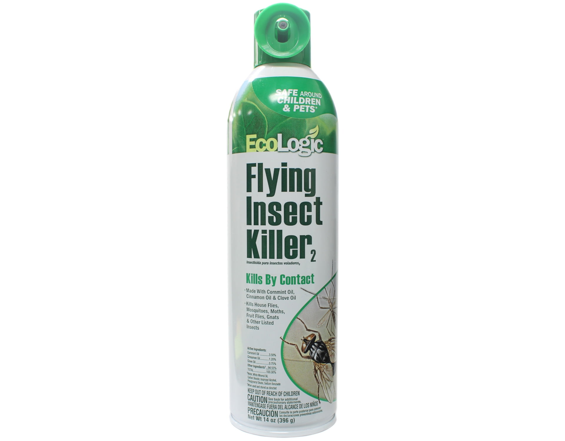 EcoLogic Flying Insect Killer2 - Kills On Contact, Safe Around Kids, 14 ...