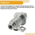 thumbnail image 4 of Unique Bargains Fuel Pressure Regulator Fuel Pump Regulator for Honda Passport 1994-1997 No.FP10003 Metal Corrosion Resistant 20-70 Psi 1 Pcs, 4 of 6