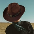 thumbnail image 4 of Sombrero de occidental novedad sombrero para el sol decoración transpirable cómodo sombrero de vaquero informal para Mujeres Hombres regalo de , Salvador  Sombrero de vaquero, 4 of 9