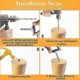 thumbnail image 4 of 8-Pack M8 Screw Adjustable Furniture Feet, Heavy Duty Leveling Legs for Stability, 4 of 5
