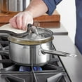 thumbnail image 2 of Truecraftware – 4-1/2 qt. Stainless Steel Saucepan with Lid - Multipurpose Sauce Pan Set Use for Home Kitchen or Restaurant Oven Safe Induction Ready & NSF Certified, 2 of 6