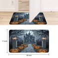 thumbnail image 6 of Evil Pumpkin Ghost Front Door Mat,Durable Absorbent Happy Halloween Mat 17x30 Inch Floor Mat for Kitchen Nursery Floor Entryway Rug, 6 of 6