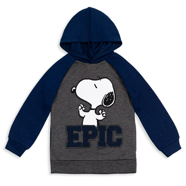 Peanuts Snoopy Big Boys Hoodie Blue / Grey 1820