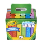 Crayola Washable Sidewalk Chalk, 24 Ct, Outdoor Toys, Summer Activities for Kids, Screen Free Play, Arts and Crafts, Creative Gifts for Kids, Ages 4+