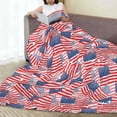 thumbnail image 6 of Sikiie America Flags Ultra-Soft Micro flannel Blanket Luxury All Seasons Warm Blanket for Bedding Sofa and Travel (4 sizes)-40"x30", 6 of 7