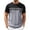 #0039-Gray, variant on Qiyinn Men's Casual Regular Fit Striped Shirt Stylish Short Sleeve Crew Neck Summer Workout Tee Shirts Going Out