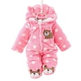 thumbnail image 5 of Ropa de bebé, incluso con punta de ola, bolsa de pies de oso, ropa de ha, ropa de polar coral, ropa de otoño e invierno, ropa de escalada, ropa de lunares, 5 of 5