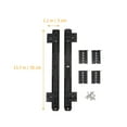thumbnail image 2 of 1 Pair Keyboard Slide Steel Replacement Guide Rail Side Mount Drawer Slide, 2 of 9