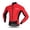 Red, variant on Men's Windproof Cycle Jacket Winter Thermal Polar Fleece MTB Bike Bicycle Riding Sportswear Coat Long Sleeve Full Zip Reflective - Red, Size L