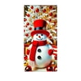 thumbnail image 7 of Ouuluon Durable Festive Christmas Door Cover, 35x71 inch Curtain for Door Wall Holiday Party Decoration, 7 of 7