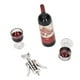 thumbnail image 5 of Juego de vino tinto en miniatura para casa de muñecas: simulación a escala 1/12 con botellas, vasos y abridor, 5 of 10