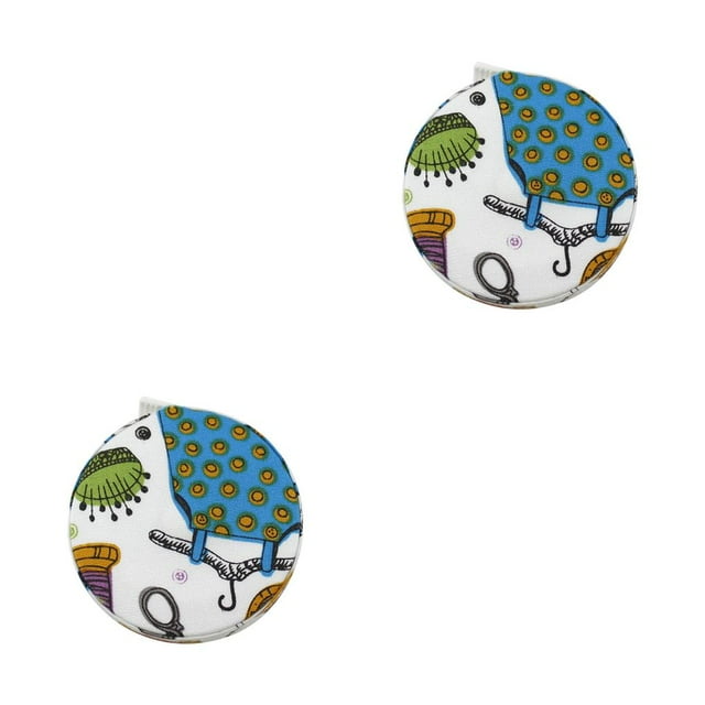 ZheElen Retro Sewing Tape Measure Retractable Soft Measure Tape Sewing Measure Retractable Soft Tailor Cloth Body Measurement Ruler 1 2Set