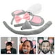 thumbnail image 4 of Conjunto de disfraz de ratón para niños y adultos, con orejas de ratón, diadema, nariz y cola de ratón, pajarita, accesorios de disfraz de animales para carnaval, Halloween, fiesta de cosplay, 4 of 8