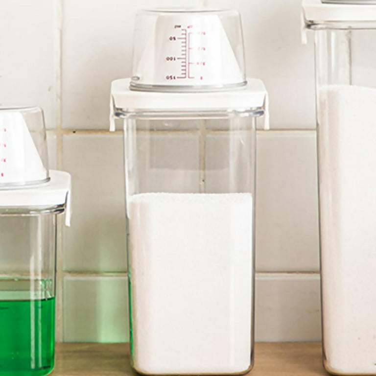 Laundry Detergent Container Washing Liquid Bin for Sugar 1.8L