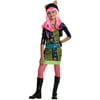 Childs Girls Monster High Howleen Wolf Costume And Wig Bundle