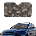 thumbnail image 2 of Xixirimido Windshield Sun Shade for Car SUV Truck Foldable Sunshade for Car Windshield Block UV Rays Keep Your Vehicle Cool Car Interior Accessories, Forest Camo, 2 of 8