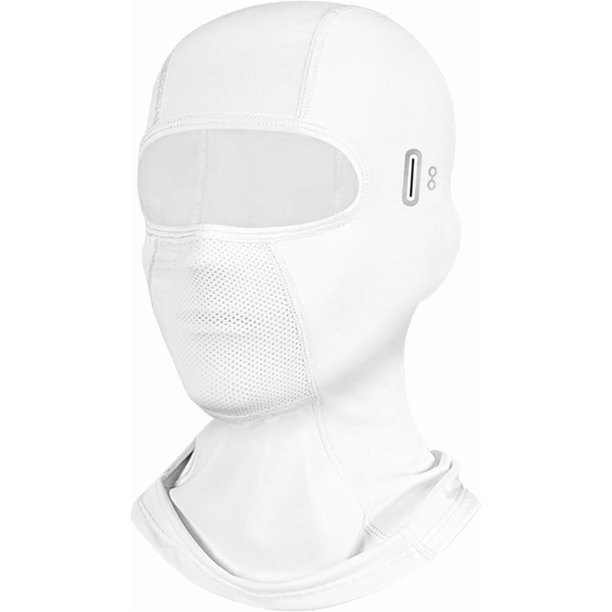 Balaclava con orificios para gafas UPF50+ tela de seda helada transpirable para motocicleta esquí trabajo al aire libre