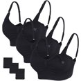 thumbnail image 1 of Body Silk Seamless Maternity Nursing Bra with Pads, Extenders & Clips, 1 of 7