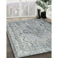 thumbnail image 2 of Ahgly Company Indoor Rectangle Traditional Platinum Gray Persian Area Rugs, 6' x 9', 2 of 6