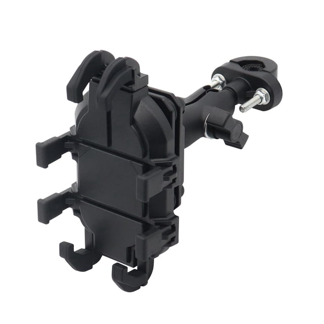 Soporte para teléfono de motocicleta,Funda para teléfono móvil con soporte para bicicleta,motocicleta y bicicleta,Soporte de montaje con clip y amortiguador de vibraciones,Soporte para