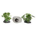 thumbnail image 2 of Fish  Artificial Plants, Lifelike Safe Soft Texture Fish  Decor Kit Fade  Easy Care   For Fish Resting For Aquarium, 2 of 8