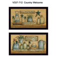 thumbnail image 1 of Country Welcome Collection By Marie Juin Imprimé sur Toile de Bois Multicolore, 1 of 3