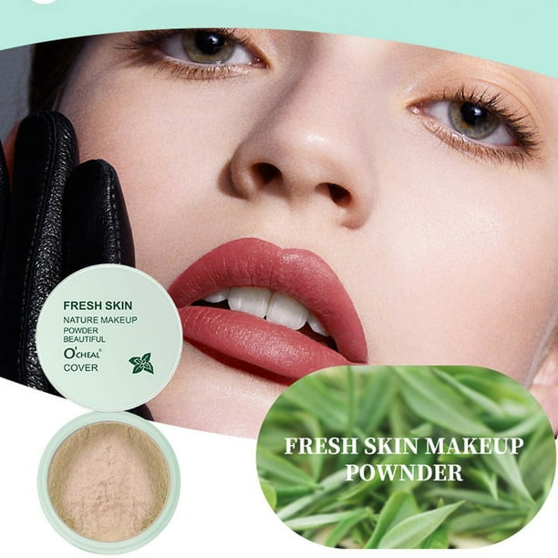 Xihbxyly Ofertas diarias Polvos sueltos control deaceite Maquillaje en polvo mate natural
