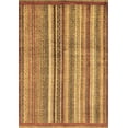 thumbnail image 1 of Ahgly Company Indoor Rectangle Abstract Brown Modern Area Rugs, 7' x 9', 1 of 4