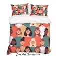 thumbnail image 2 of 3D Cartoon Crowd Quilt Cover Set Bedding Set Pillowcases 74, 2 of 2